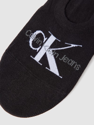 Calvin Klein Jeans Sneakersocken mit Label-Prägung Black 2