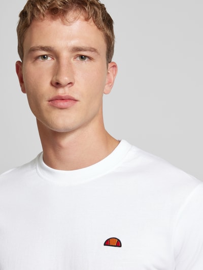 Ellesse T-Shirt mit Logo-Badge Modell 'CASSICA' Weiss 3