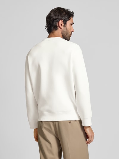 Emporio Armani Sweatshirt mit Label-Stitching Offwhite 5