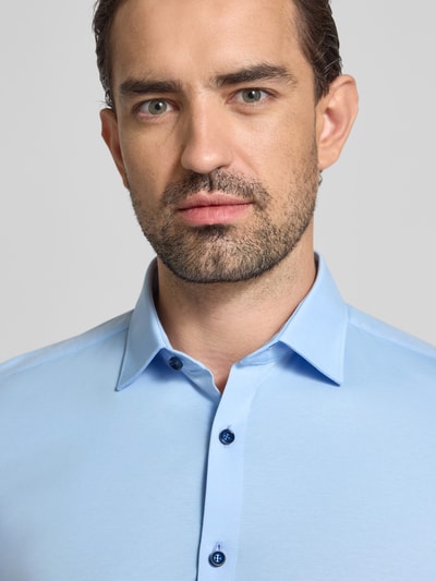 OLYMP No. Six Super Slim Business-Hemd mit Kentkragen Bleu 3