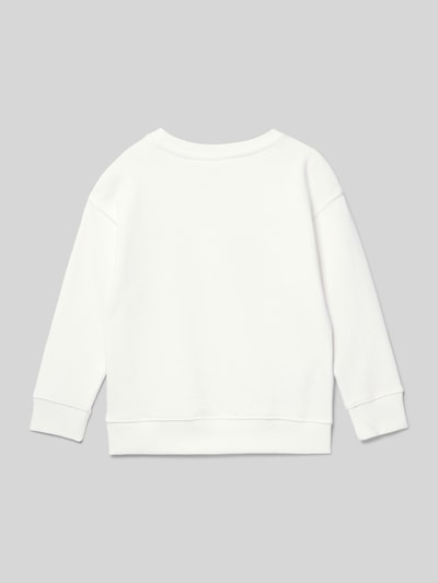 Mango Sweatshirt mit Motiv-Print Modell 'shug' Offwhite 3