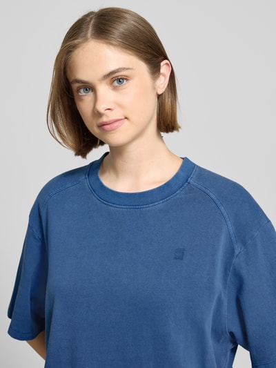 G-Star Raw Knielanges T-Shirt-Kleid mit Rundhalsausschnitt Jeansblau 3