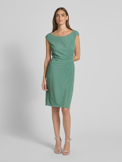 Vera Mont Sukienka koktajlowa o długości do kolan z marszczeniem Jasnozielony 4