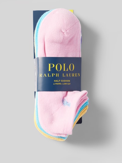 Polo Ralph Lauren Sneakersocken mit Label-Detail im 6er-Pack Hellrosa 3