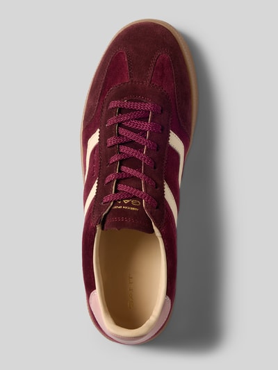 Gant Sneaker aus Leder mit Schnürung Modell 'Cuzima' Bordeaux 3