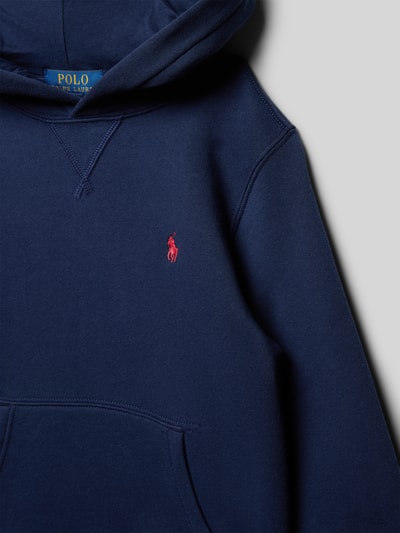 Polo Ralph Lauren Teens Hoodie mit Logo-Stitching Blau Melange 2