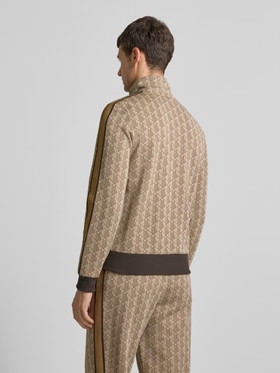 Lacoste Regular Fit Sweatjacke mit Baumwoll-Anteil Beige 5
