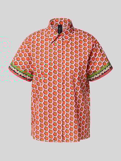 Marc Cain Regular Fit Bluse mit 1/2-Arm Koralle 2