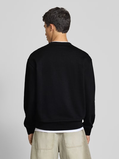 Calvin Klein Jeans Sweatshirt mit Label-Print Black 5