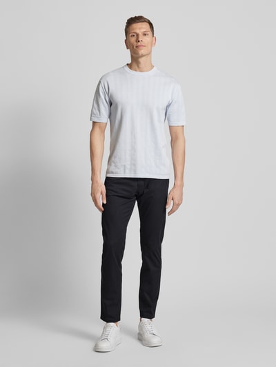 Pierre Cardin Tapered fit broek in 5-pocketmodel, model 'Lyon' Zwart - 1