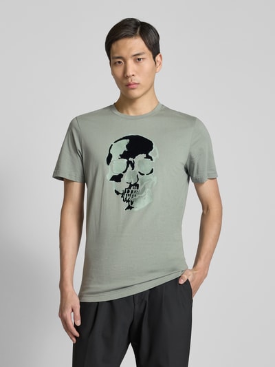 Antony Morato T-Shirt mit Motiv-Print Hellgruen 4