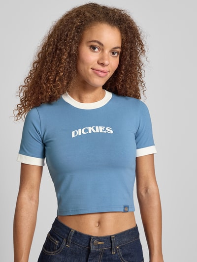 Dickies T-shirt krótki z nadrukiem z logo Jasnoniebieski 3