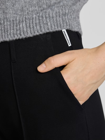 Armedangels Regular Fit Weite Hose aus Viskose-Mix Modell 'MAEVAA' Black 3