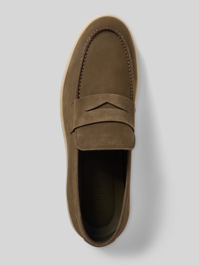 Guess Klapki z fakturowaną podeszwą model ‘RICKY’ Oliwkowy 3