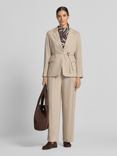 COMMA Hose aus Viskose-Mix mit Eingrifftaschen Sand 1