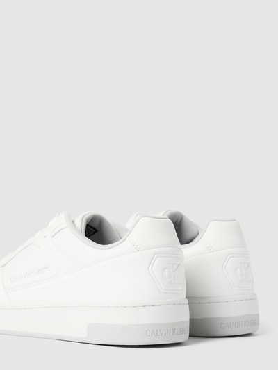 Calvin Klein Jeans Sneakersy z detalem z logo model ‘BASKET’ Biały 2