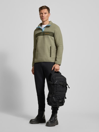 Cotopaxi Sweatshirt met labelprint Lindegroen gemêleerd - 1