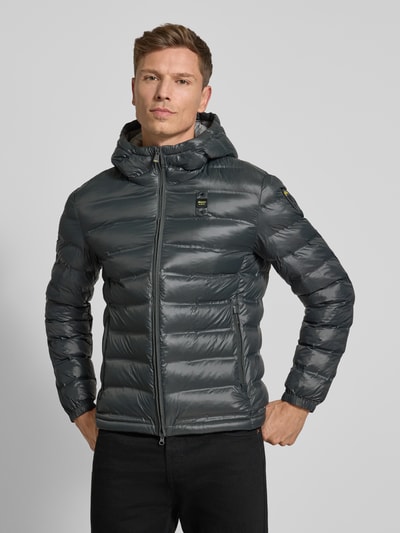 Blauer Usa Kurtka pikowana z kapturem model ‘CHARLES’ Grafitowy 4