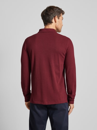 Polo Ralph Lauren Custom Slim Fit Poloshirt mit Label-Stitching Bordeaux 5