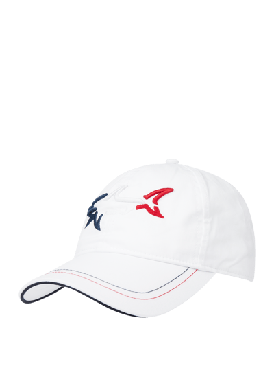 Paul & Shark Basecap mit Logo-Stickerei  Weiss 1