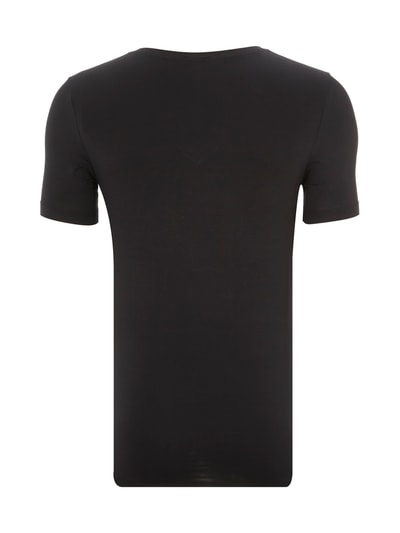 Hanro T-Shirt mit V-Ausschnitt Black 3