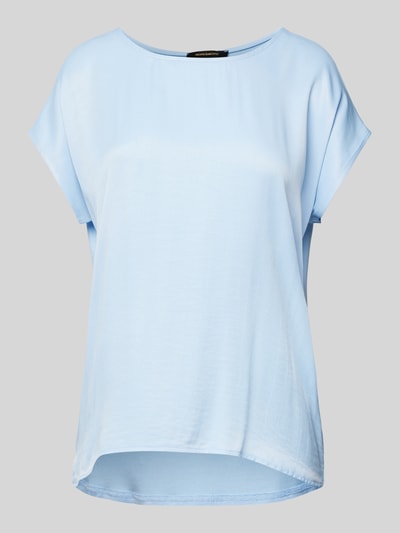 More & More T-shirt met kapmouwen Bleu - 2