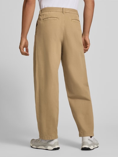 REVIEW Straight Fit Jeans aus reiner Baumwolle Beige 5