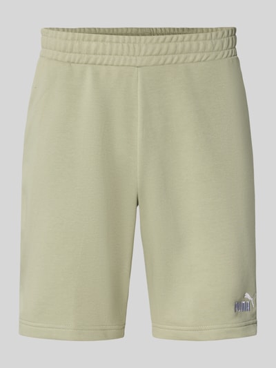 PUMA PERFORMANCE Sweatshorts met logostitching Lichtgroen - 2