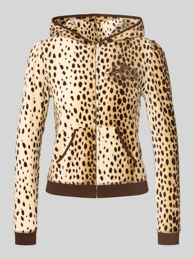 Juicy Couture Sweatjacke mit Kapuze Hellbraun 2