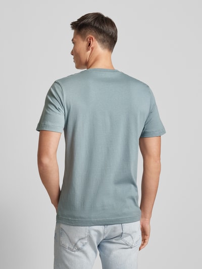 Tom Tailor T-Shirt mit Label-Print Hellgruen 5