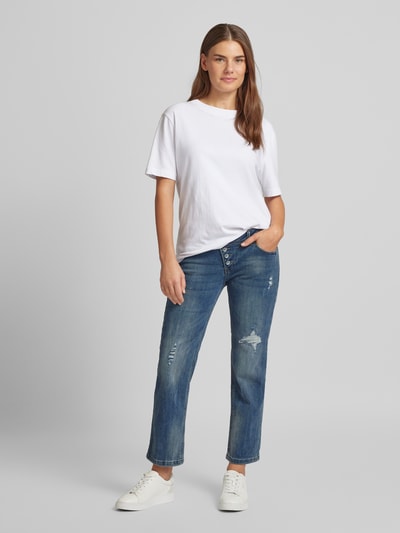 Buena Vista Straight Leg Jeans mit verkürztem Schnitt Modell 'Malibu' Blau 1