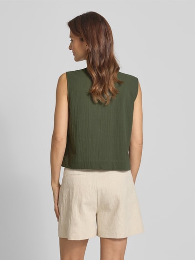 JAKE*S STUDIO WOMAN Regular Fit Blusentop mit Brustpattentaschen Khaki 5