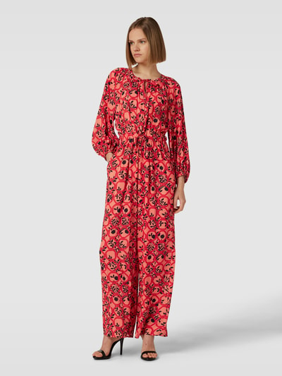 Weekend Max Mara Jumpsuit met all-over motief, model 'ECCESSO' Lichtrood - 4