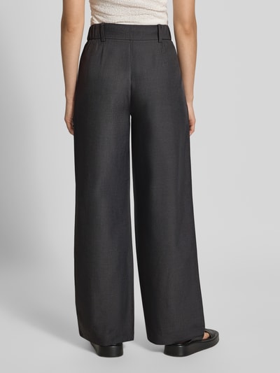ONLY Weite Hose mit Eingrifftaschen Modell 'LINDA' Anthrazit Melange 5