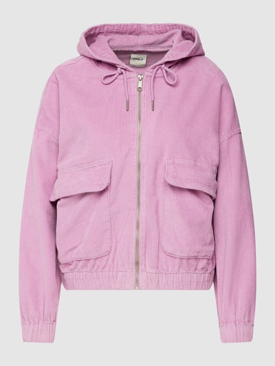 ONLY Jacke mit Pattentaschen Modell 'KENZIE' Rosa 2