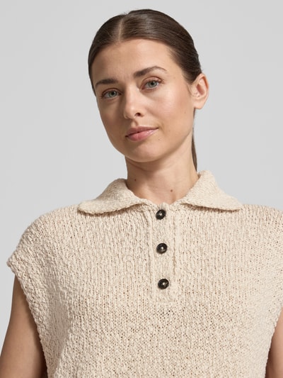Marc O'Polo relaxed fit pullover van katoenmix Steengrijs - 3
