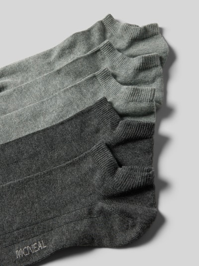 MCNEAL Sneakersokken met stretch in een set van 5 paar Grafiet gemêleerd - 2
