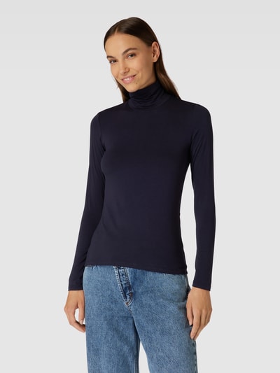 Weekend Max Mara Longsleeve in melierter Optik Modell 'MULTIF' Marine 4