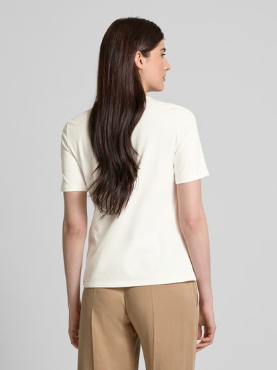 Betty Barclay T-Shirt mit geripptem Rundhalsausschnitt Weiss 5