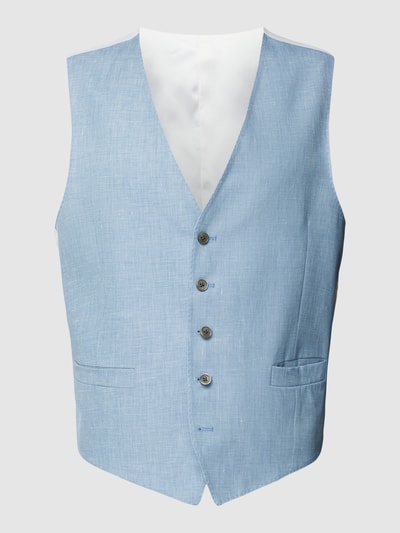 Windsor Gilet met V-hals, model 'Romano' Lichtblauw - 2