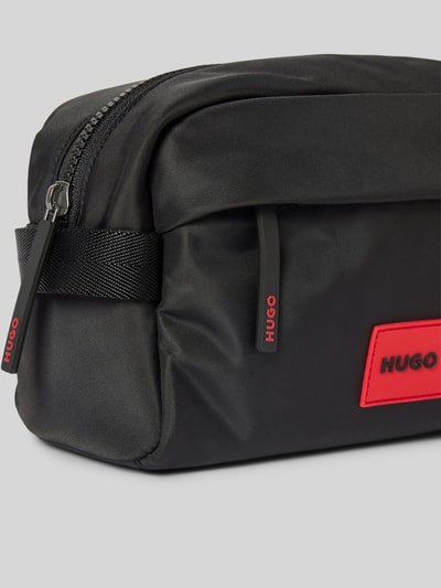 HUGO Kulturtasche mit Label-Patch Modell 'Ethon' Black 2