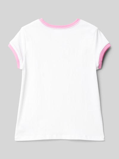 Polo Ralph Lauren Teens T-shirt met logo- en labelprint Wit - 3