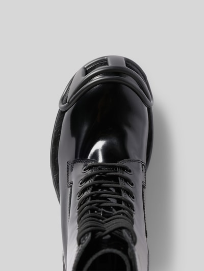 Diesel Schnürstiefel mit Logo-Detail Black 4