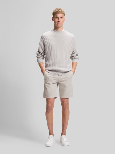 BOSS Orange Slim Fit Chinoshorts aus Baumwoll-mix  Beige 1