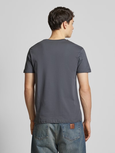 Alpha Industries T-shirt met labelprint Donkergrijs - 5