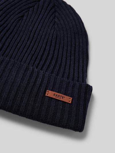 Barts Beanie mit Label-Detail Modell 'WILBERT' Marine 2