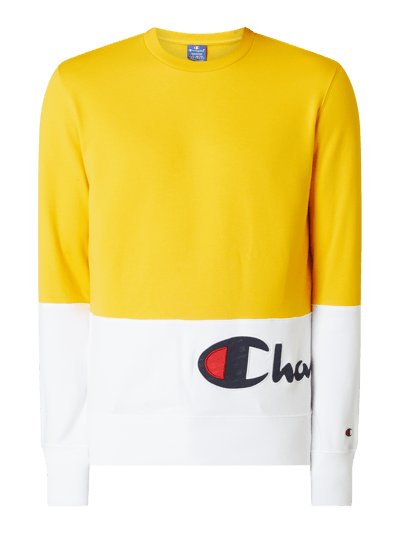 CHAMPION Bluza o kroju comfort fit z bawełny  Żółty 2