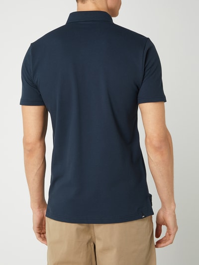DENHAM Poloshirt mit Stretch-Anteil Modell 'Lupo' Dunkelblau 5