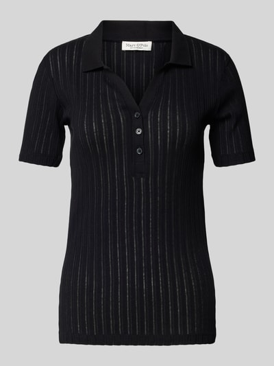 Marc O'Polo Strickshirt mit Polokragen Black 2