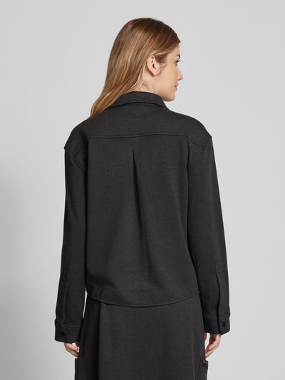 Smith and Soul Jacke mit aufgesetzten Eingrifftaschen Modell 'HERRINGBONE' Anthrazit 5